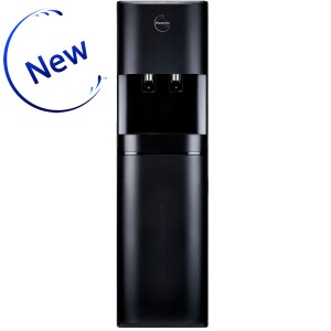 D25 Black Mains Connected Drain Free Water Cooler Hot/Cold With single Carbon Filter